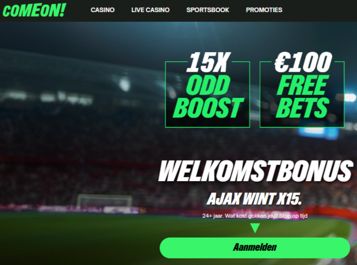 Binnenkort kan je online op sport wedden bij ComeOn Casino